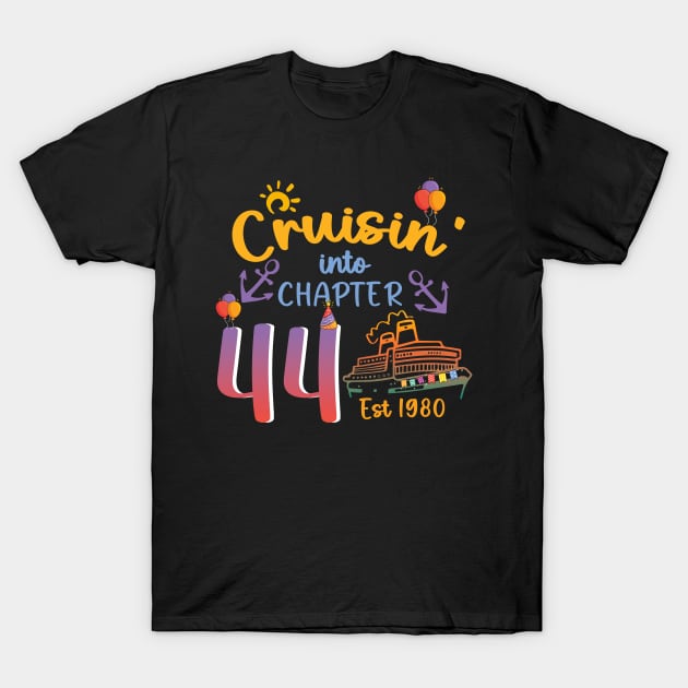 Birthday Cruisin' Crew Tee Matching Birthday Cruise outfit Birthday Crew Tee Family Cruise Tee Birthday Party Gift copy T-Shirt by inksplashcreations